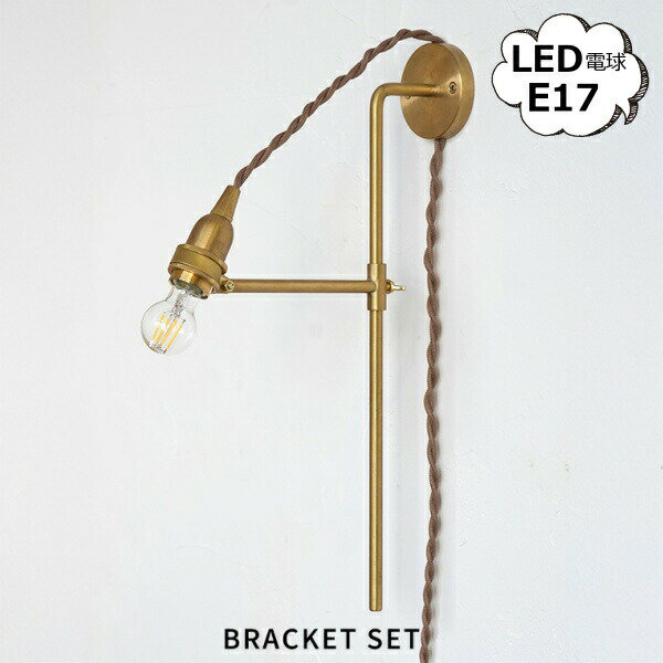 vertical ブラケット ブラス 灯具セット アクシス アンティーク風 レトロ 照明 ライト 吊り下げ LED電球専用 E17 HS3515 ホームステッド Homestead アクシス AXCIS【送料無料】