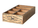 【DULTON】ダルトン アンティーク風 WOODEN ORGANIZER BOX CH14-H522NT 小物入れ 小物収納 小物整理 玄関 ケーストレー トレイ おしゃれ デザイン