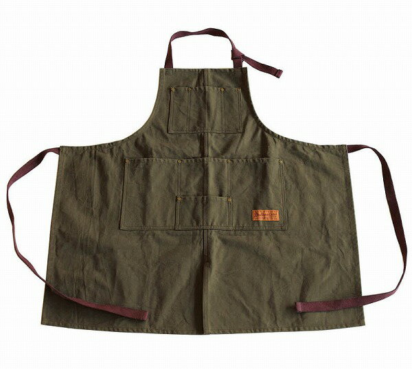 MW ワークエプロン カーキ　DULTON ダルトン G619-828KH WORK APRON KHAKI 園芸用 前掛け ソムリエエプ..