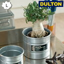ガルバナイズド デスクトップ タンク ラウンド M ダルトン DULTON NB-0672M インテリアやガーデンニング用に 鉢カバー植木鉢 ポット アンティーク調 プランター バケツ ガーデニング 植木鉢 プランターカバー