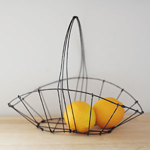 fog linen work フォグリネンワーク ギャザリングバスケット ワイヤー かご バスケット 小物入れ 小物整理 収納 BOX ボックス ランドリー おもちゃ入れ バスケット おしゃれ インテリア 男前 雑貨 ブルックリンスタイル【あす楽対応】