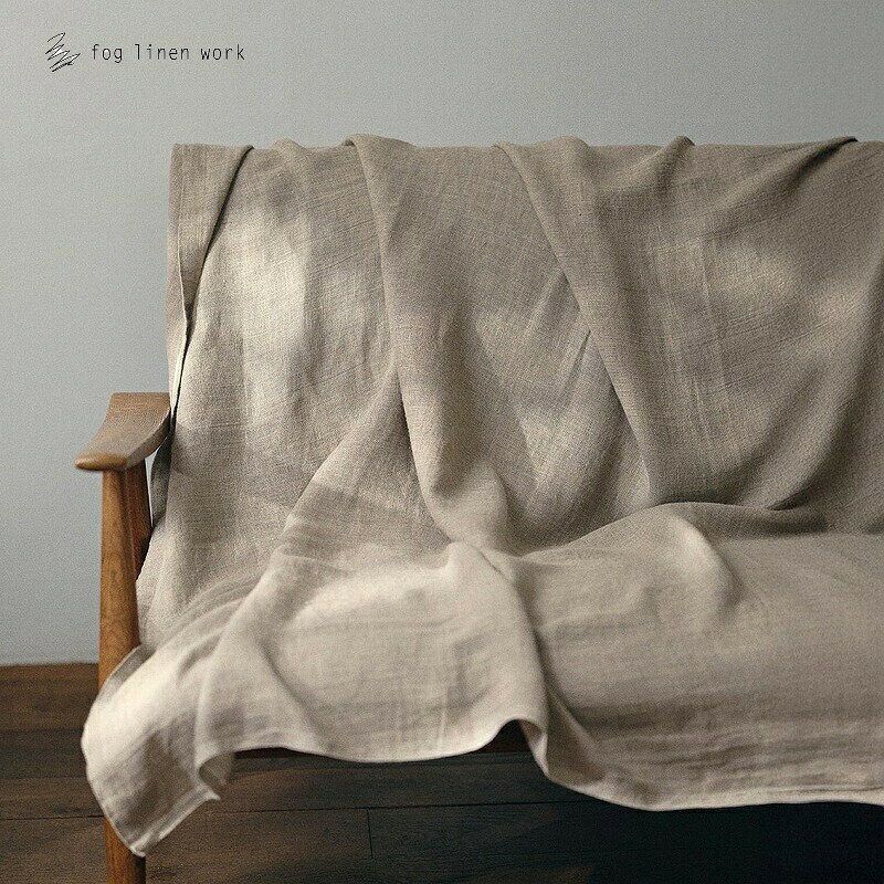 リネン ブランケット カーゼチ ナチュラル fog linen work フォグリネンワーク LHT647-SN ブランケット 麻 リネン 夏 ブランケット コットン ファブリック ひざ掛け マルチクロス マルチカバー
