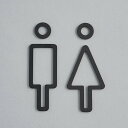 サインプレート トイレ TOILET ブラック 黒色アンティーク調 ブダブルシー トイレ お手洗い アイアン ドアプレート 壁飾り 壁掛け ウエルカムボード ウォールデコ インテリア小物 置物 ドアプレート看板 プレート 雑貨 飾り アート インテリア HS3507
