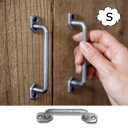 アイアンハンドル S シルバー 銀色 63725 アンティーク風 レトロノブ DIY リフォーム ハンドルノブ アイアン ノブ 取っ手 取って 持ち手