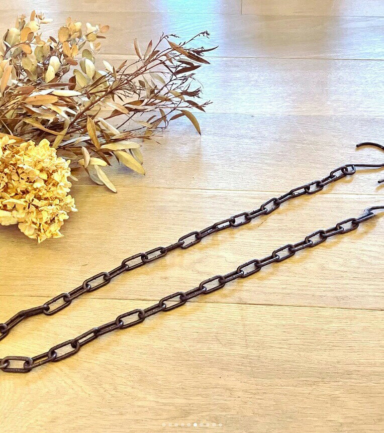 ジョセフアイアン ロングチェーン 100cm アンティークスタイル ジョセフ アイアン チェーンフック DTFF6011 Joseph Iron grande-w-10035128 インテリア雑貨 グランデワイルド サンプル画像3
