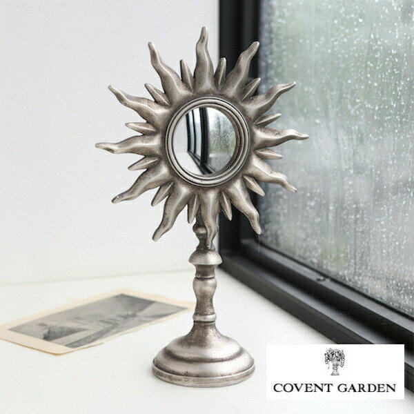 ヴィンジュ・ソレイユミラー 丸型 ミラー 鏡 フラワー コベントガーデン COVENT GARDEN KU-63 アンティ..