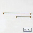 タオルハンガー ブラス バーハンガー S ブラス ネジ付き Horn Please 志成販売 タオルハンガー タオル掛け ふきん掛け キッチン ホルダーゴールド...