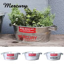 マーキュリー バケツ タブバケツ ガルバ シルバー レッド ホワイト ブラック mercury 持ち手 ばけつ ポット バケツ ブリキ おしゃれ かっこいい ア...