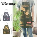マーキュリー エプロン ビンテージエプロン ガレージ ワーク ショート 短め グレー カーキ mercury フルエプロン かわいい シンプル ナチュラル 前掛け リネン ワークエプロン キッチン 作業