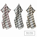 キッチンクロス アヴィロン リーノエリーナ Lino e Lina レッド ダークブルー イエロー キッチンワイプ キッチンクロス キッチンワイプ 布巾 ふきん...