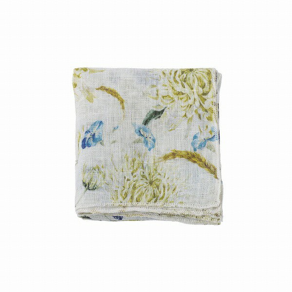 リーノエリーナ ハンカチ フロレゾン シュロー クロリス NP006 Lino e Lina リネンハンカチ