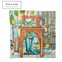リーノエリーナ Lino e Lina ハンカチ フロレゾン ラパン Sewing NP012 リネンハンカチ レディース 女性 兎 うさぎ ウサギ ラビット rabbit
