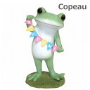 コポー Copeau ウェルカムガーランド ウェルカム ガーランド ガーデンサイズ 72685 小物 オブジェ カエル 置き物 置物 オブジェ 蛙 フロッグ F...