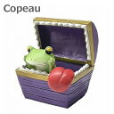 Copeau コポー モンスターに捕まるタロウ ダイカイ 73441 モンスター 捕まる タロウ 雑貨 小物 オブジェ カエル 置き物 置物 オブジェ 蛙 フロッグ FROG ガーデン雑貨 インテリア雑貨 小物 マスコット ミニチュア