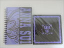 アナスイ ANNA SUI 蝶柄&ロゴ入り ノート&マウスパット(パープル・黒系)