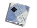 バーバリー バーバリー　BURBERRY　ハンカチ　タオルハンカチ　綿100％　日本製　ホースマーク刺繍　メンズ　ライトブルー