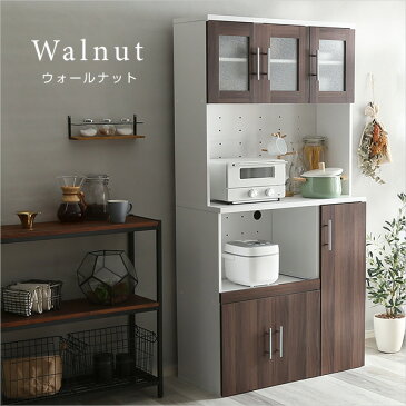 高品質で最安値に挑戦中★食器棚 キッチン収納 北欧 90cm 180cm スライド レンジ台 レンジボード ラック 引き出し コンセント付 大容量 収納 キッチン 【OG】キッチンラックナチュラル ベッド館