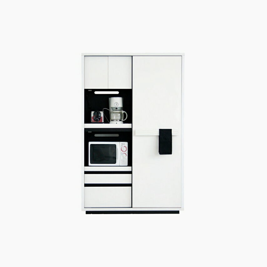 Rakuten - SULE シュール 120cm幅 キッチンボード 【完成品】[GARTガルト] [キッチン収納 キッチンボード 食器棚 引き戸 引戸タイプ 北欧 レンジ台 【SI】 プレゼント グランデ