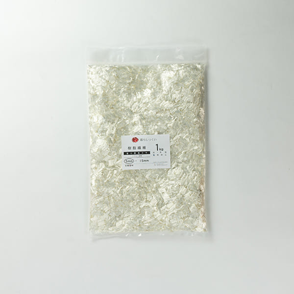 塗り壁補強用繊維 樹脂繊維 5 仕上げから下地材まで塗り壁の作業性と亀裂を防ぐ強靭な化学繊維 【暮ら..