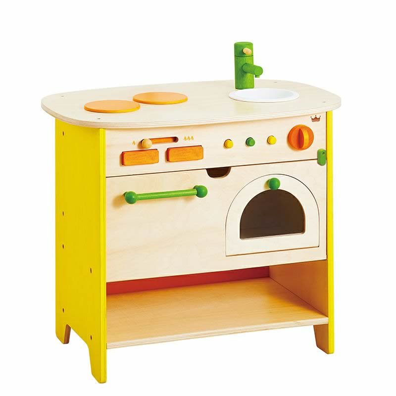 森のアイランドキッチン エドインター キッチン 木製 ままごとセット おままごと 調理器具 おもちゃ 知育玩具 食材 コンロ クッキングトイ