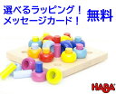 【安心の正規輸入品！】HABA（ハバ）カラーリングのペグ遊び ペグあそび 積み木　木のおもちゃ　知育パズル　知育玩具