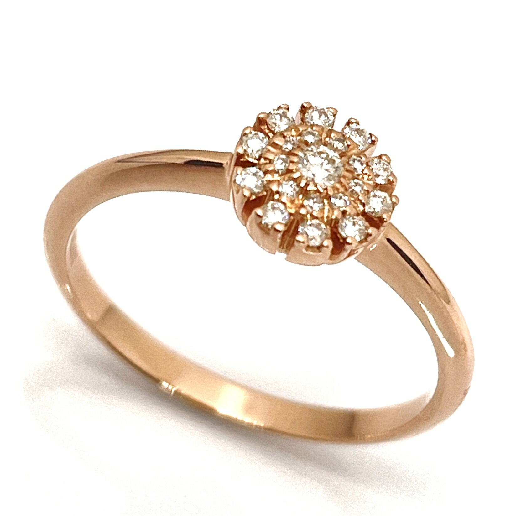 Rakuten - DAMIANI / ダミアーニ　マルゲリータ ダイヤリング　750PG　10.5号 【中古】 ダイヤモンド　フラワー　花　プレゼント