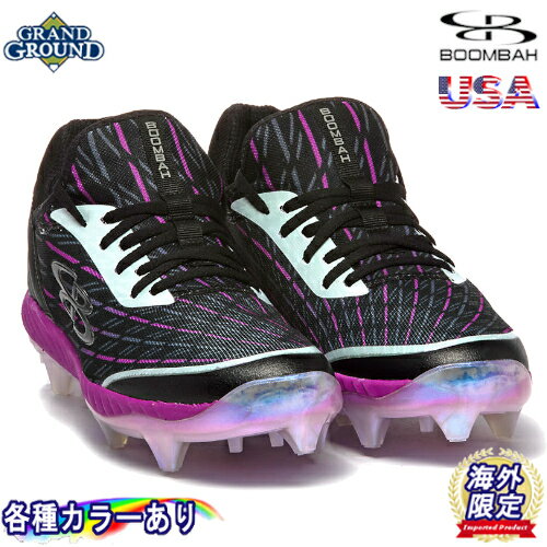 ブーンバー ラプター SE ルミナリー レーザー ローカット 野球 全歯樹脂ポイント ゴム スパイク Boombah Men Raptor SE Luminary Laser Molded Low Cleats キッズ ジュニア 大人用 メンズ 幅広いサイズ展開