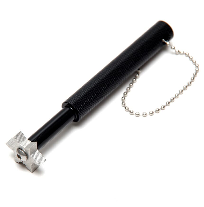 ウェッジ クリーナー ゴルフクラブ用 ボールチェーン アイアン 溝掃除 メンテナンス ケース付き