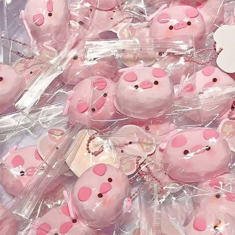 おもちゃ メロジョスクイーズ 2O個セット 癒し スクイーズ玩具 ふわふわ 子供 ソフト ストレス解消 かわいい ギフト ストレス 握る玩具 豚 スクイーズ 大人 動物 スクイーズ玩具 景品 2O個セット 可愛い 癒しグッズ ブタ grandir-store-10008693 GRANDIR STORE サンプル画像2