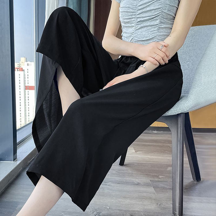30代 スカートパンツ ゆったりワイドパンツ スカーチョ 吸汗速乾 スカンツ 夏 大き...