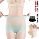 夏用 ガードル ぽっこりお腹 抗菌 美尻 ガードルショーツ 2枚入り ダイエット ハイウエスト シルクマチ 極薄、通気性優れる!ガードル コルセット メッシュ 極薄、通気性優れる!ガードル 補正下着 産後 L XL(4)