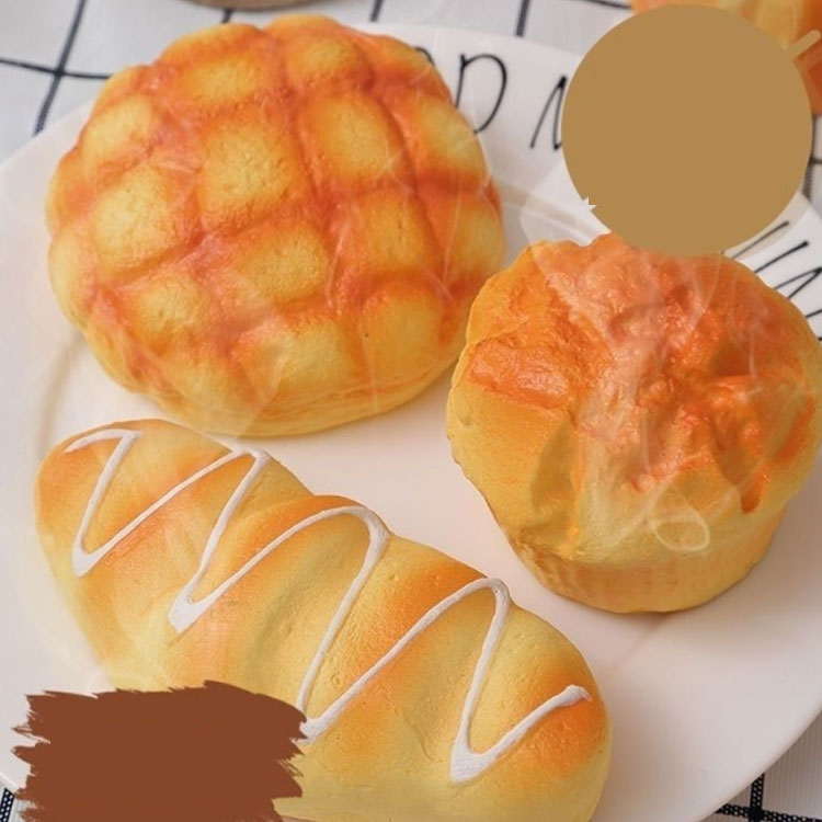 ふわふわパン 10個セット パン スクイーズ サンプル リアル おもちゃ クリスマス プレゼント 食品サンプル 大きい かわいい もちもち カフェ やわやわ パン屋さん 贈り物 ストレス発散 装飾 やわらかい ままごと ストレス解消 癒し 子供が喜ぶ ぷにぷに 低反発 grandir-store-10007461 GRANDIR STORE サンプル画像2
