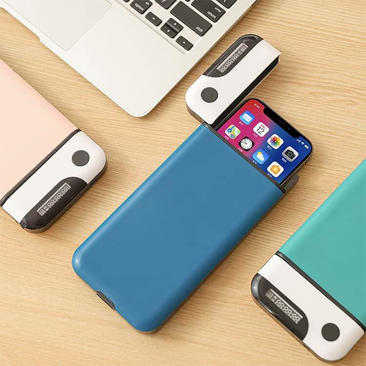 スマホロックボックス スマホ管理 ロック ボックス スマホロックケース タイムロッキングコンテナ スマホ依存 スマホロッキングボ grandir-store-10008336 GRANDIR STORE サンプル画像2