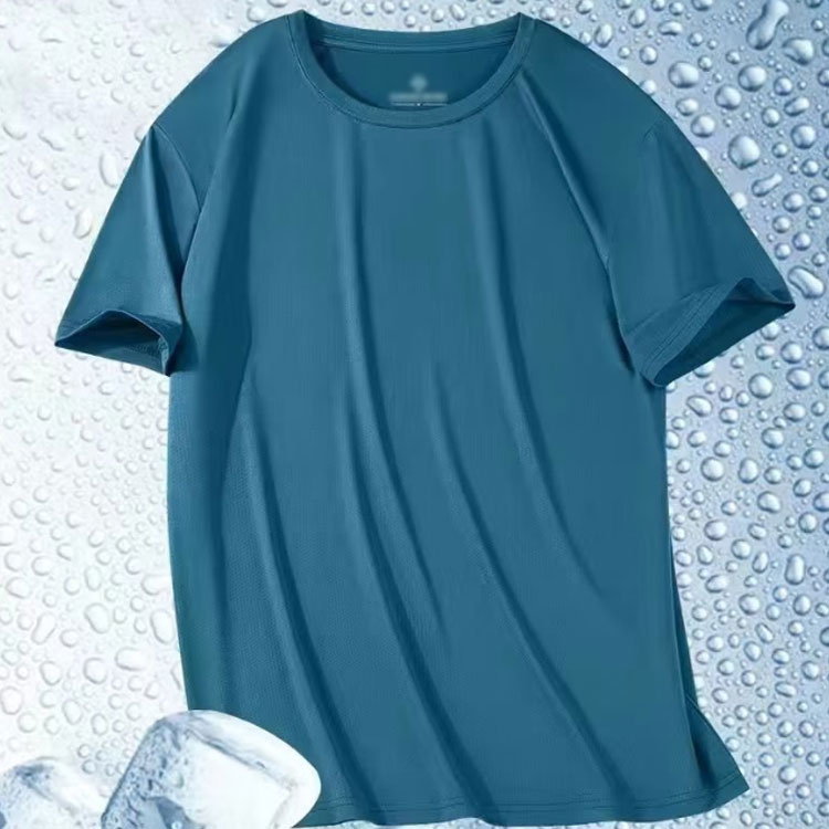3枚セット！ アイスシルクTシャツ 冷感 tシャツ メンズ 夏 涼しい トップス クルーネック 吸汗速乾 UVカット メンズ レディース 男女兼用 メッシュ スポーツ ストレッチ 通気性 ゴルフインナー スポーツ 作業服 作業着 ランニング 送料無料