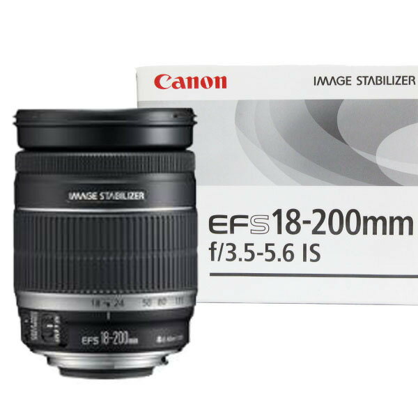 Canon 望遠ズームレンズ【新品・送料無料】EF-S18-200mm F3.5-5.6 IS 27 ...