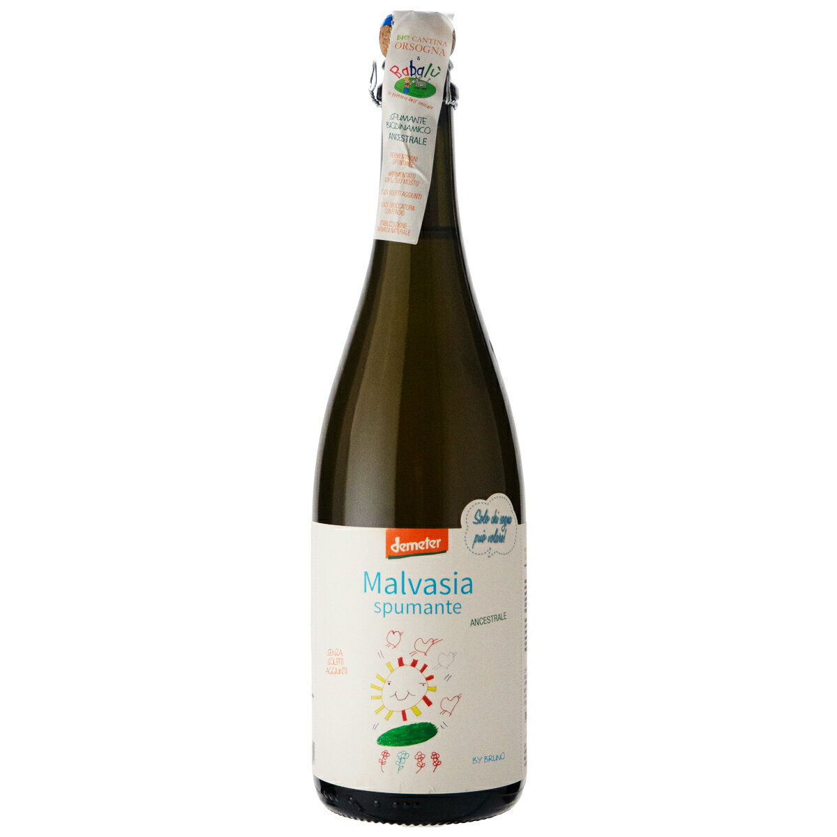 ババル マルヴァジア スプマンテ ブリュット ナチュール 2022 750ml オーガニック スパークリングワイン イタリア (d01-7199)