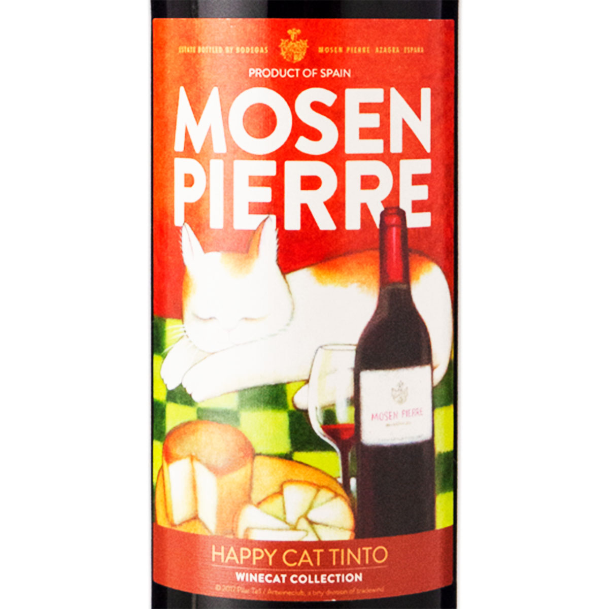 ワイン マンサノスワイナリー モセンピエレ ハッピーキャット ティント 750ml 赤ワイン スペイン (f04-5993) grandmarket-10006144 世界のワイン・グランマーケット サンプル画像2