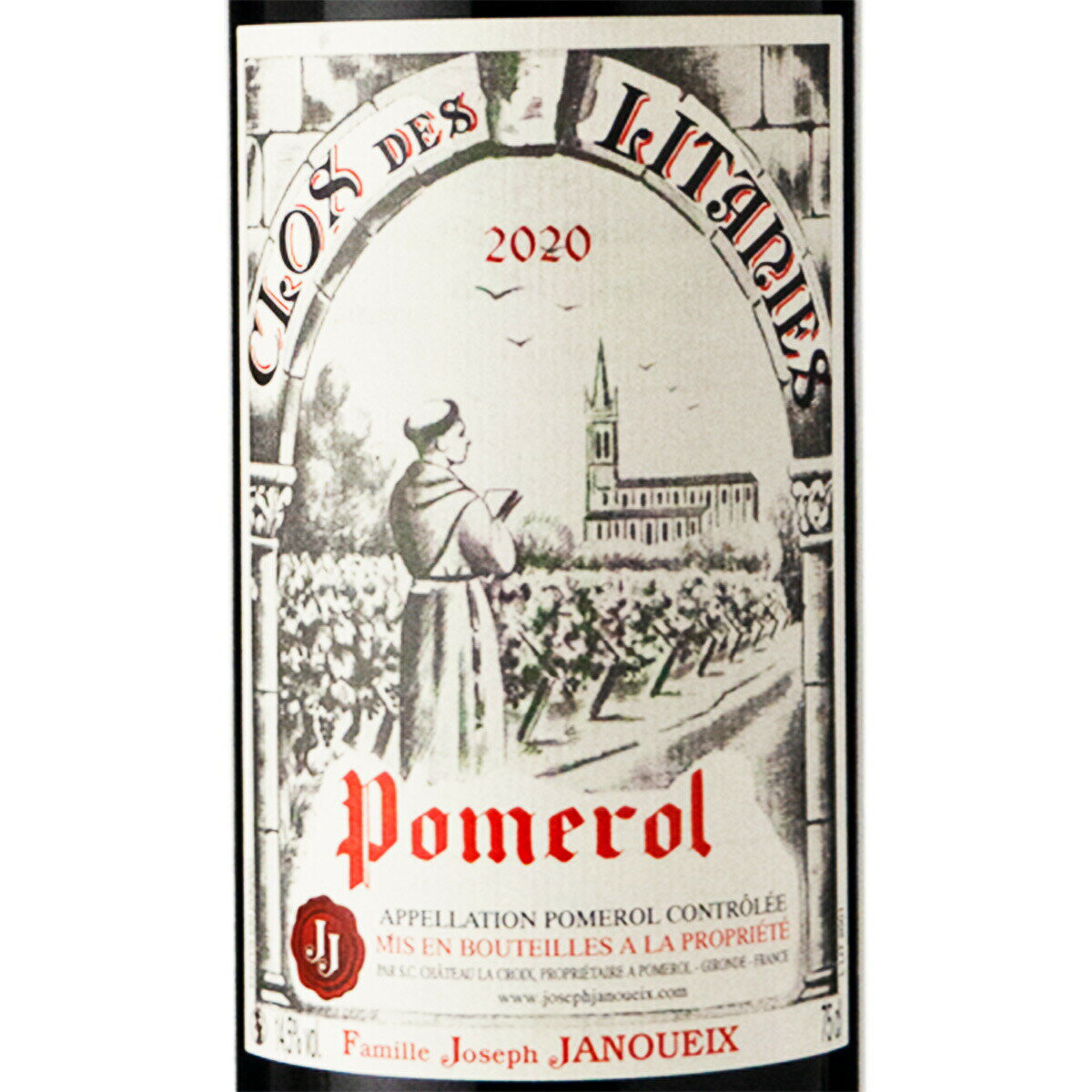 ワイン ジョセフ ジャヌイクス クロ デ リタニ ポムロール 2020 750ml 赤ワイン フランス (x08-6823) grandmarket-10007175 世界のワイン・グランマーケット サンプル画像2
