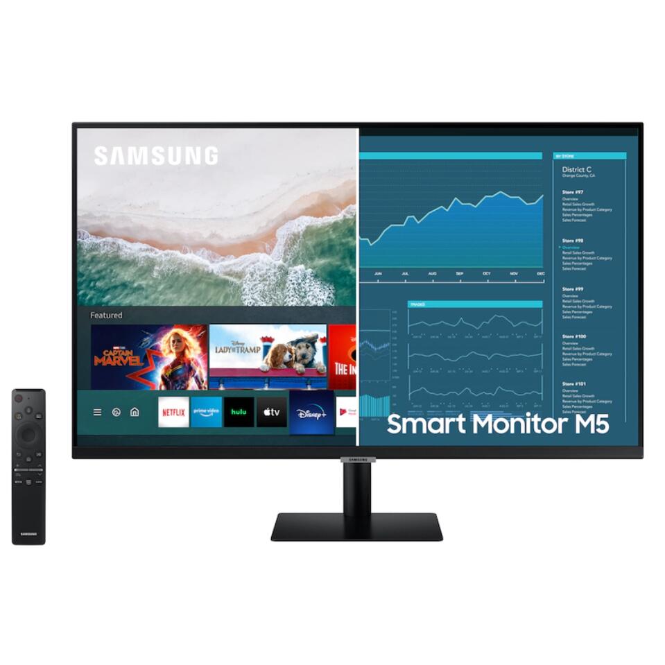  SAMSUNG サムスン スマートモニター 27AM500 27インチ M5 Smart Monitor Streaming TV 並行輸入品