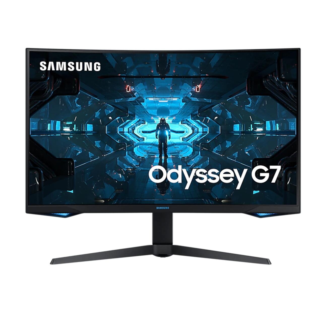 【税込送料無料】 SAMSUNG サムスン Odyssey G7 C32G75T 2560 x 1440(QHD) 32インチ スーパーウルトラワイドゲームモニター16:9 大画面 走査率 240Hz ー