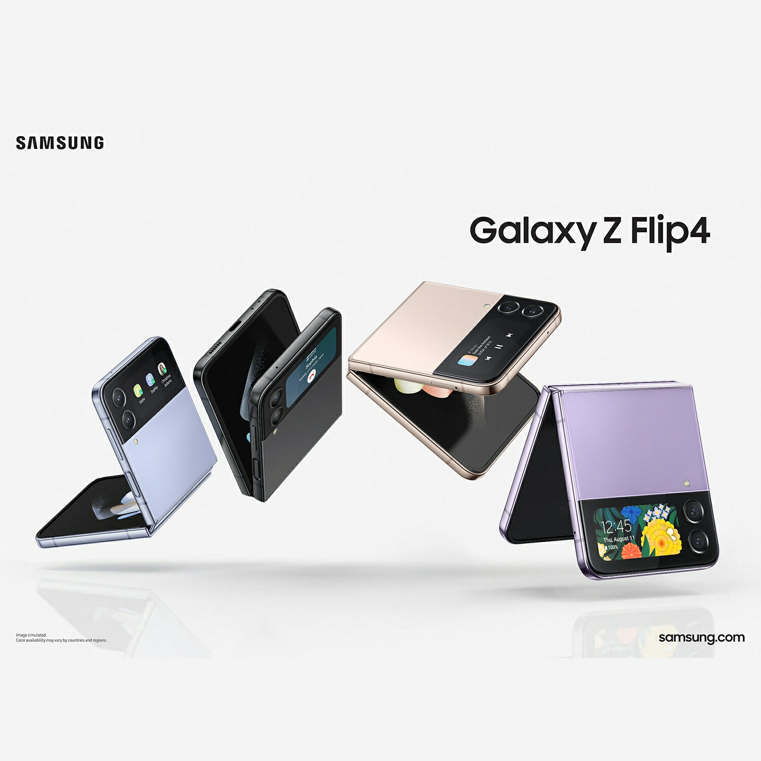 【税込送料無料】 SAMSUNG Galaxy Z Flip4 5G Dual-SIM(Nano+eSIM) 韓国版 SM-F721 512GB 海外 SIMフリー モデル 日本語環境対応 【並行輸入品】