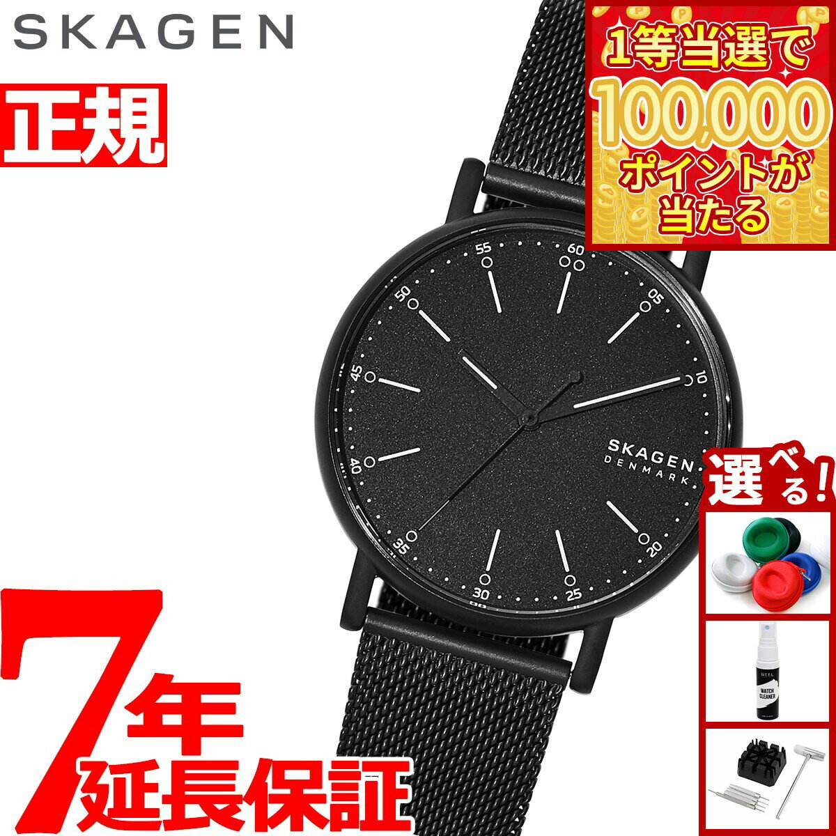 【1等最大10万ポイント当たる！31日まで！】スカーゲン SKAGEN 腕時計 メンズ シグネチャー SIGNATUR SKW6579