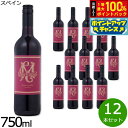 【7/25限定!2人に1人最大100%ポイントバック!要エントリー】モンテゴーサ 赤 DOカリニェナ スペイン産 辛口 赤ワイン 750ml×12本【送料無料】