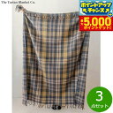 【本日限定!エントリーで最大5000P&店内ポイント最大48倍!】The Tartan Blanket Co. フルブランケット ブキャナンナチュラル 3点セッ...