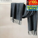 【8/18限定!抽選で最大10000ptバック】The Tartan Blanket Co. オーバーサイズスカーフ チャコール【送料無料】