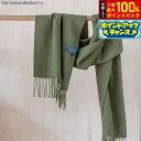 【8/18限定!抽選で最大10000ptバック】The Tartan Blanket Co. オーバーサイズスカーフ オリーブ【送料無料】