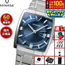 【9/5限定!抽選で最大10000ptバック】【60回分割手数料無料!】ミナセ MINASE 腕時計 メンズ 自動巻き HORIZON ブレスレットモデル VM12-M01NBL-SSB