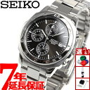 【9/10限定!抽選で最大10000ptバック】セイコー SEIKO 逆輸入 クロノグラフ ブラック SEIKO 腕時計 SND191