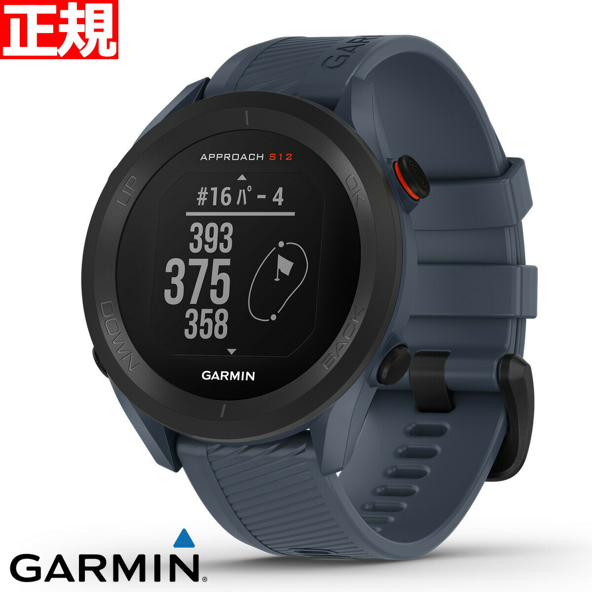 ߥ GARMIN ޡȥå Approach S12 Granite Blue ץ S12 ʥȥ֥롼  GPS ֥ ӻ  ǥ 010-02472-21