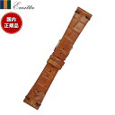 【店内ポイント最大52倍!本日限定!】エミッタ Emitta 腕時計 替えバンド ベルト メンズ アリーナ カーフ 20mm ブラウン/シルバー 時計 時計バン...